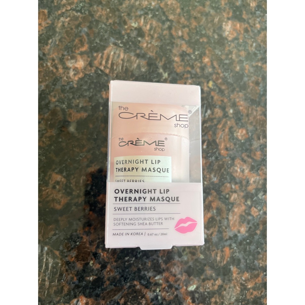The Creme Shop Overnight Lip Therapy Masque Sweet Berries Shea Butter 0.67oz NEW